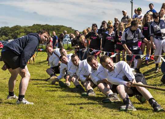 personeelsuitje highland games