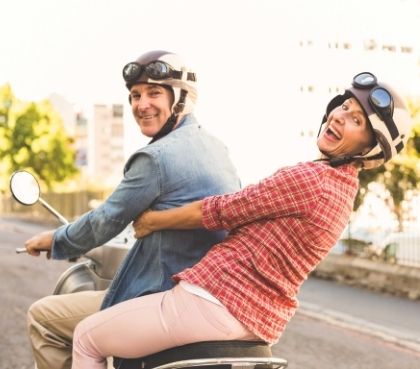 koppel op Vespa Maastricht